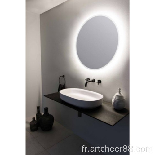 vanité de salle de bain miroir LED design moderne